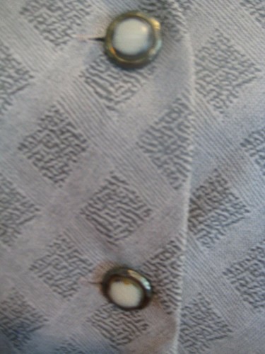 VTG NWOTS Ali Miles Long Sleeve Blazer Suit Jacket Gray Stripe Button Sz 4 Women - Picture 3 of 8