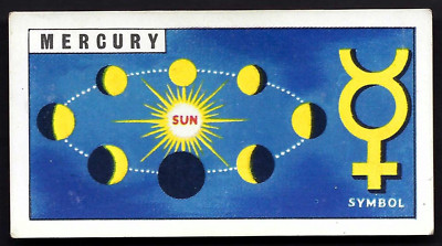 BROOKE BOND - OUT INTO SPACE (''ISSUED WITH'') - #12 MERCURY