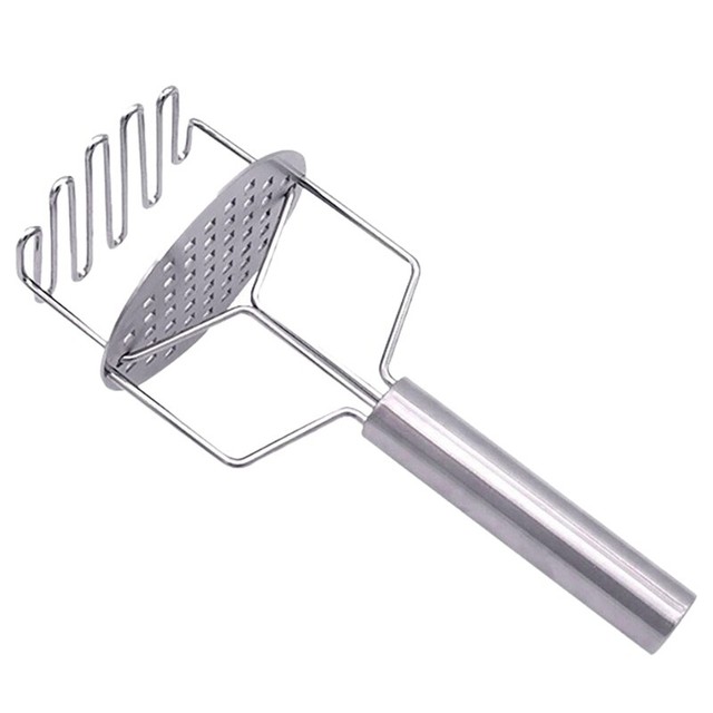 Stainless Steel Double Laminated Potato Masher Potato Crusher Masher
