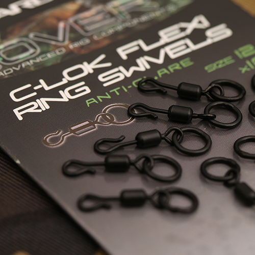 Gardner Tackle Covert Covert C-lok Flexi Ring Swivels size 12