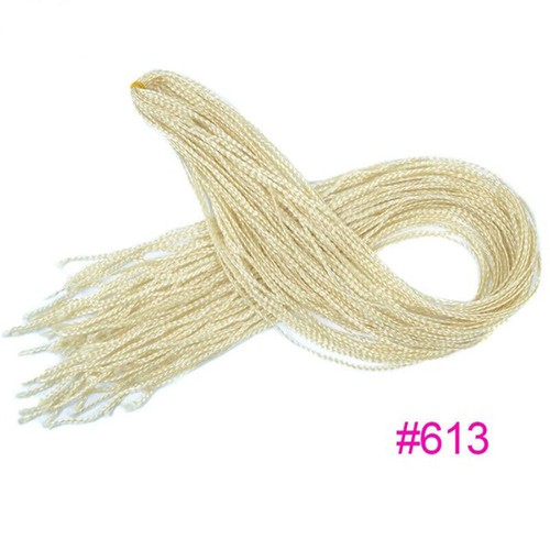 28" Thin Senegalese Box Braid Hair Crochet Micro Twist Synthetic Hair Extension - Picture 22 of 34