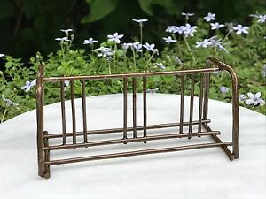 Miniature Dollhouse FAIRY GARDEN ~ Mini Metal GATHERED Flower Bicycle Bike