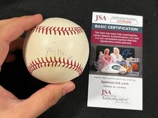 JOSE MESA HAND SIGNED AUTOGRAPHED MAJOR LEAGUE BASEBALL JSA/COA (AA) 11122C