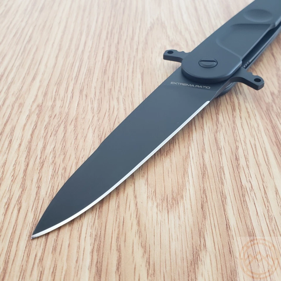 Cuchillo Plegable Extrema Ratio BD2 Linerlock 3.75" Bohler N690 Hoja de Acero Aluminio Foto 2 de 4