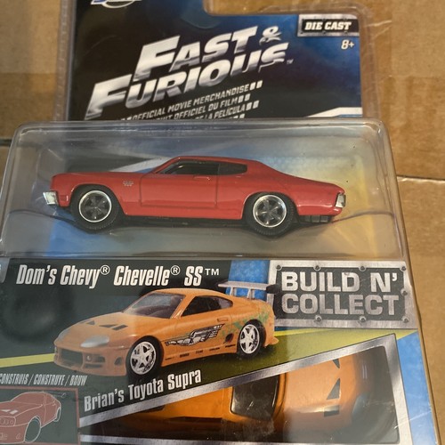 JADA FAST FURIOUS Dom’s Chevy 1970 Chevelle SS Red Build Toyota Supra parts LE - Picture 2 of 3