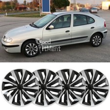 15 inch Wheel Hubcaps Trim Covers Rim Protectors Set of 4 For Renault Megane