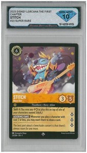 Disney Lorcana Stitch - Rock Star 23/204 Super Rare The First Chapter