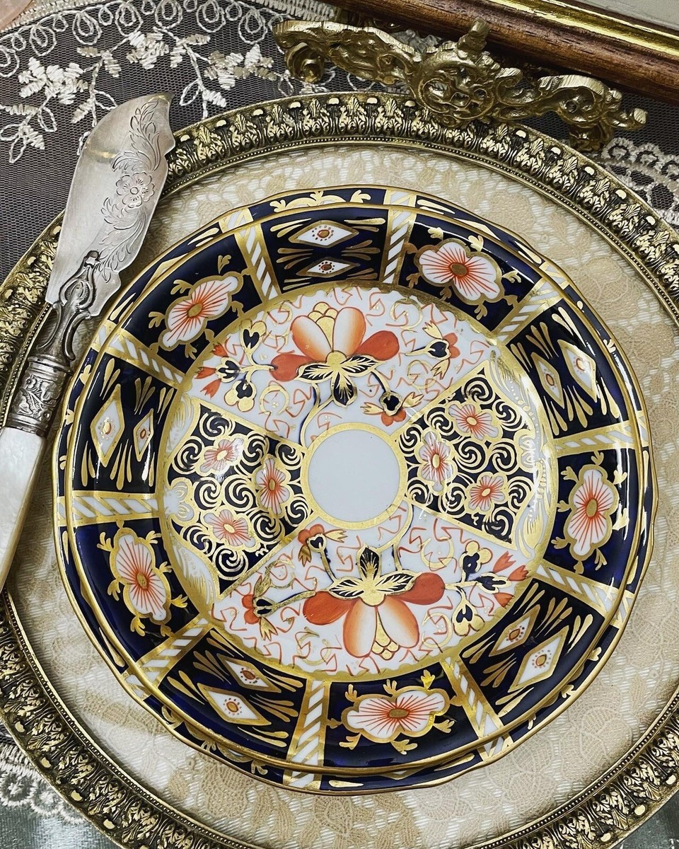 1891-1921 Royal Crown Derby Old Imari 2452 Trio | eBay