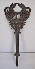 Antique Cast Iron Odd Fellows Lodge Grave Marker Mfg. Ward Stilson Co.