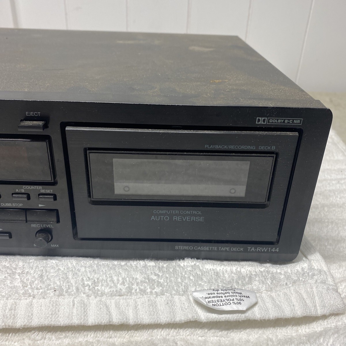 Onkyo TA-RW144 Stereo Dual Double Cassette Tape Deck Player