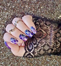 Color Nail Polish Strips,16ct. Limited Cosmic Abstract READ DESCRIPTION BELOW