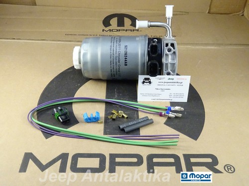 Fuel/Water Separator + Wiring kit Jeep Wrangler JK 07-18 New OEM Mopar