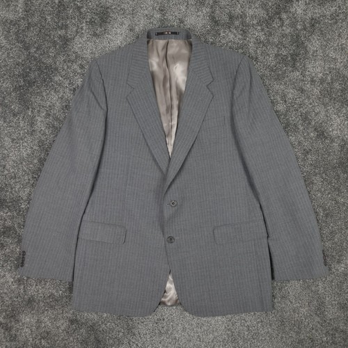 Traje Blazer Hombre Daks Talla 44 R Gris Pantalón 38x32 Lana - Imagen 2 de 22