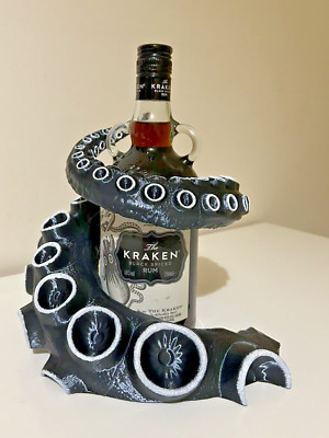 Kraken Rum Tentakel Coil Flaschenhalter für Bar, Man Cave, Display