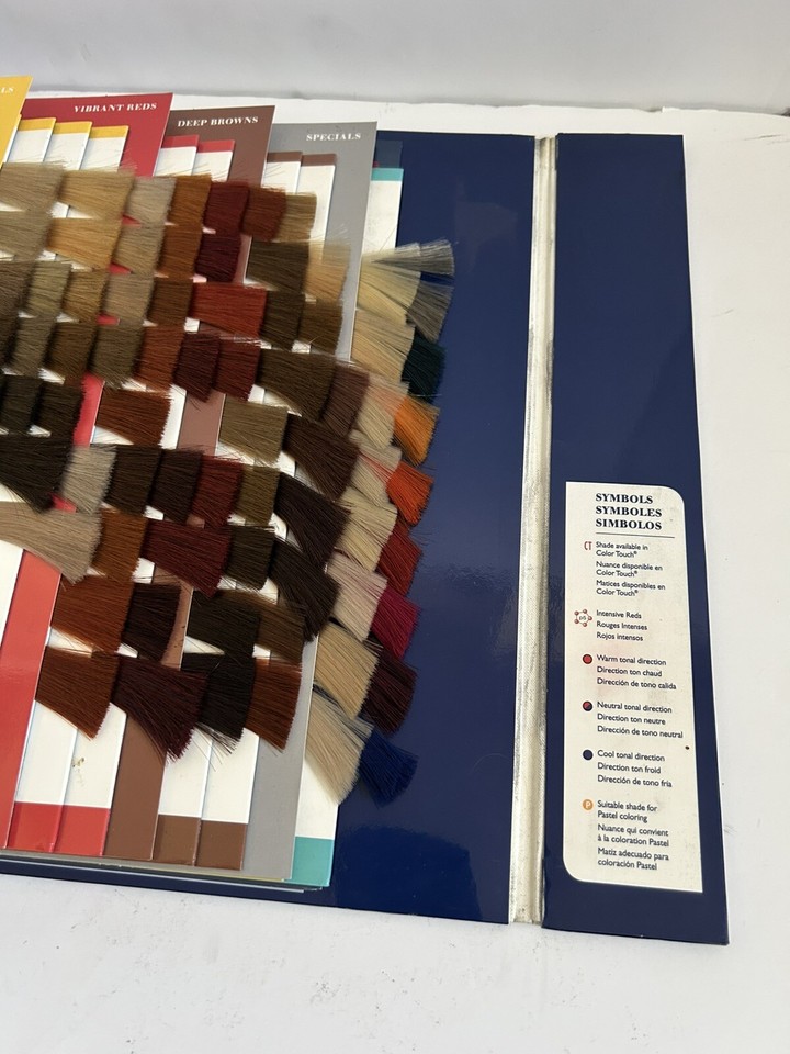 Wella Koleston Perfect Professional Hair Color Swatch Book Used eBay