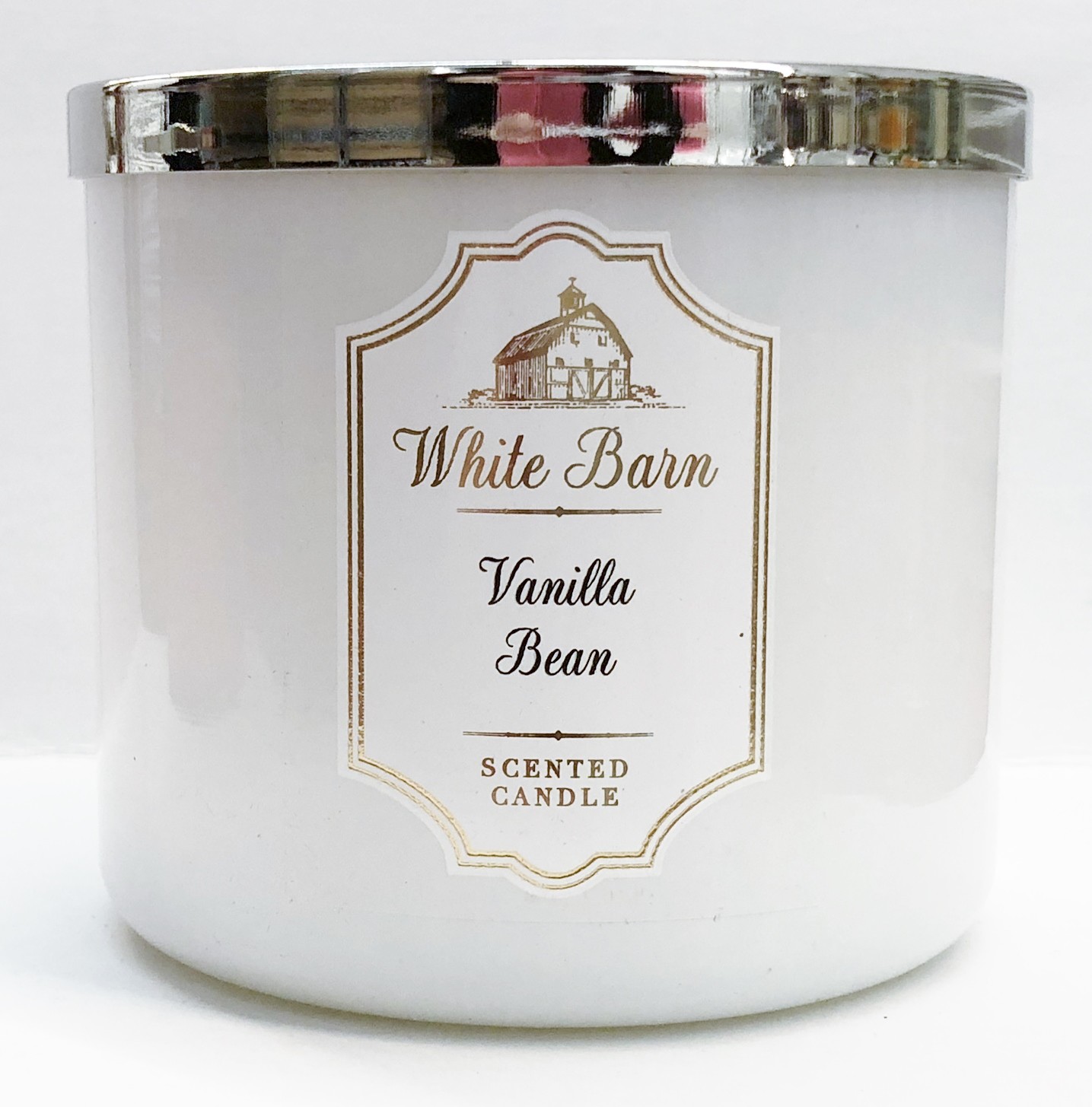 1 Bath & Body Works White Barn VANILLA BEAN Large 3Wick Scented Candle