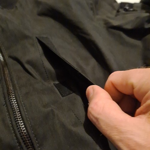 Mossimo Mens Black Jacket Full Zip Size L Collared Casual Winter - Picture 8 of 11