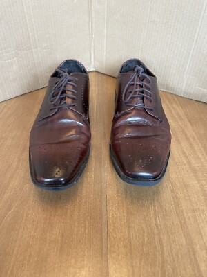 Studio Belvedere Concord Brown Leather Oxfords 10D | eBay display picture 2