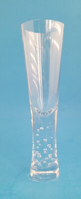 Crate & Barrel Krosno Verve Champagne Flute Bubble Stem 5 oz Poland NWT 578-940