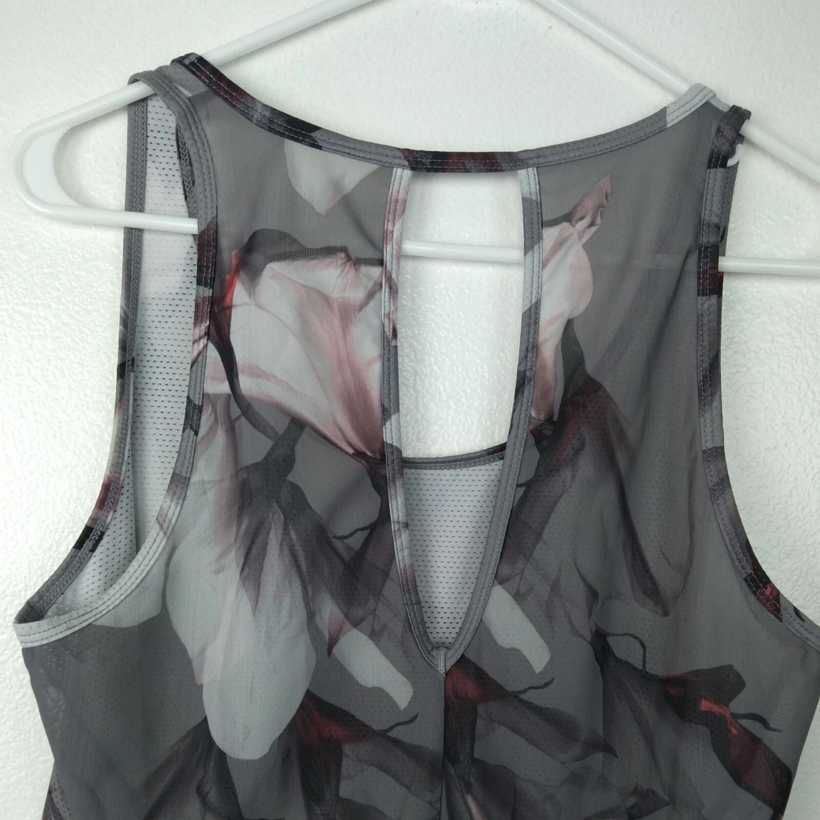 fabletics bess floral activewear athletic tank-top