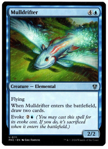 Mulldrifter 0111 Non Foil Uncommon Murders at Karlov Manor MTG NM
