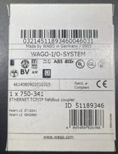 New Factory Sealed WAGO 750-341 Fieldbus Coupler Ethernet Analog Module