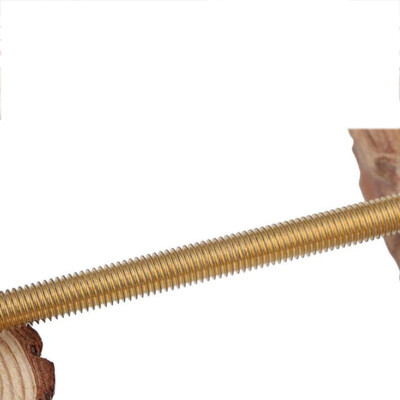 GUIPENG 1 Stücke M2 M2.5 M3 M4 M5 M6 M8 M10 M12 M14 M16 M18 M20 Kupfer Gewinde Stange Messing Metrische Schraube Volle Gewinde Welle Stange Bar Stud(M2x250