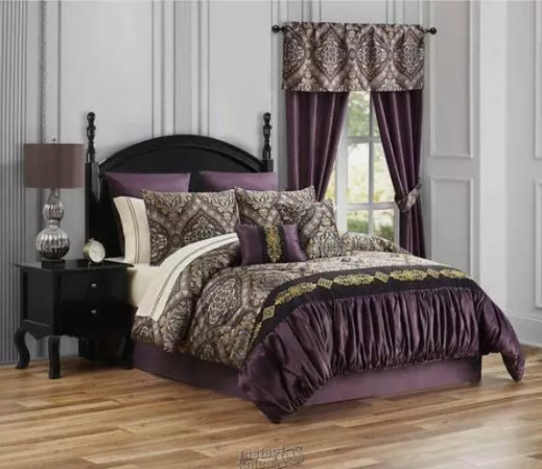 Hotel Collection 12-Piece Bed-In-A-Bag Dresden Queen Size Co