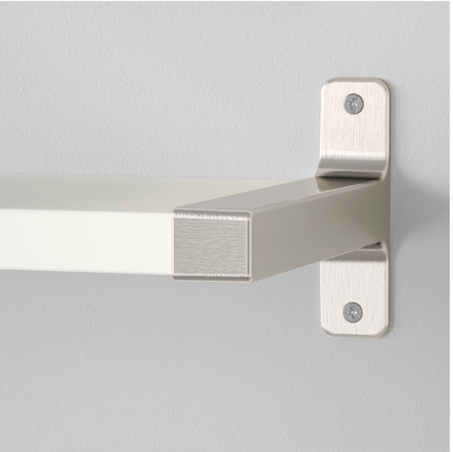 IKEA GRANHULT Staffa, Nichelata, 20x12 cm, 7 7/8" x 4", Confezione da 2, NUOVO - Immagine 2 di 2