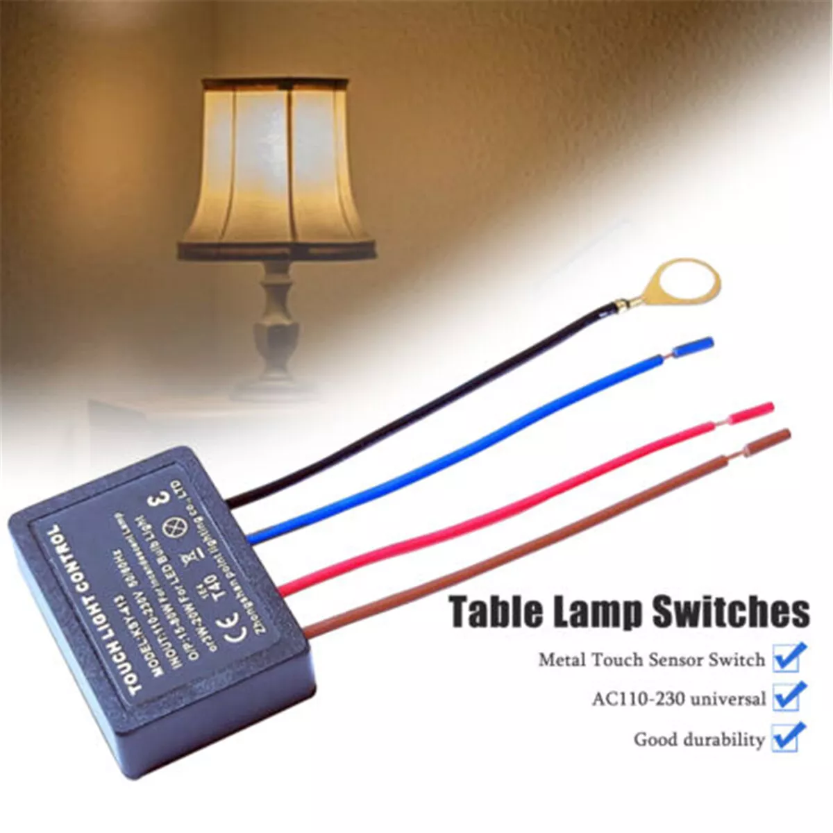 3 Way Touch Light Lamp Dimmer Switch Control Module Sensor