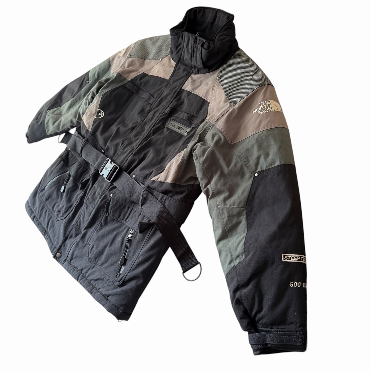 The North Face Vintage Steep Tech 600 LTD Black / Grey /green Ski