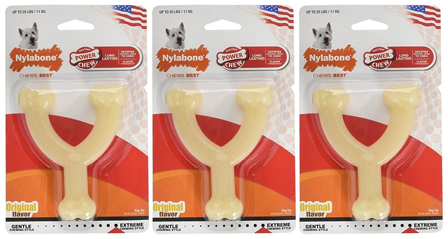 NYLABONE DuraChew Wishbone Wolf