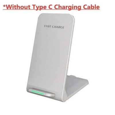 Wireless Fast Charger Charging Pad Stand Dock For Samsung Galaxy iPhone Phone