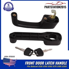 7109662 Front Door Latch Handle w/ Bezel Fits Bobcat 753 863 S185 S850 T550 T870