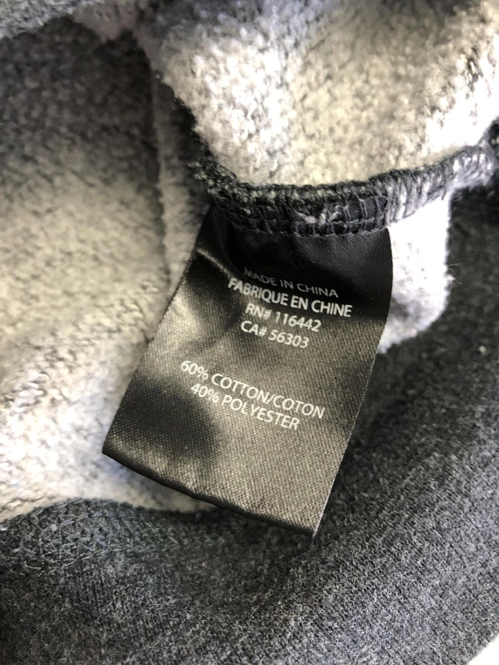 Sudadera con Capucha Zine Para Hombres Grande Gris Henley Botón Tapeta Pullover Sudadera Raglán Foto 4 de 4