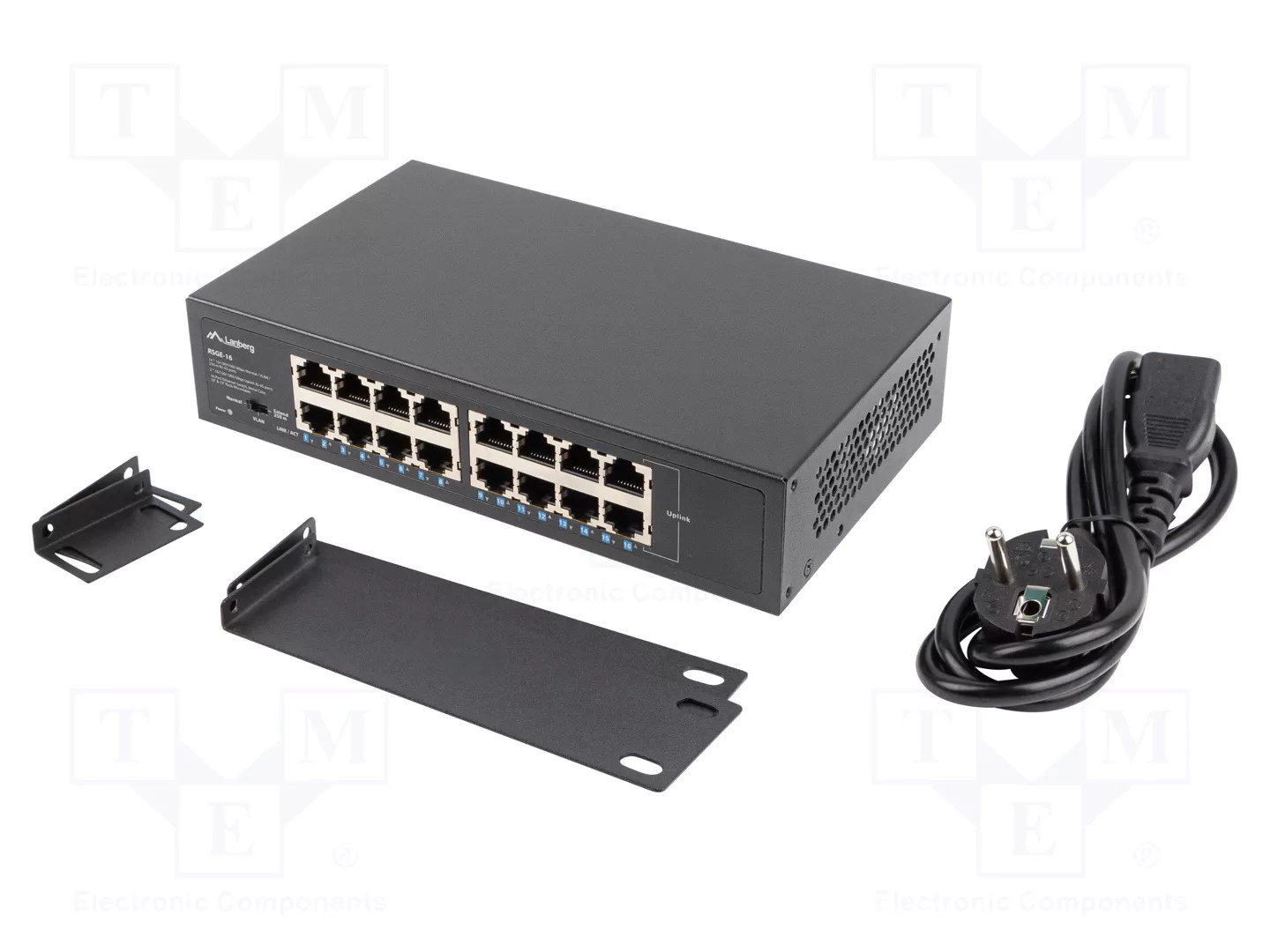 Lanberg Switch 16 Puertos Gigabit Ethernet Rack 10"/19" - Imagen 3