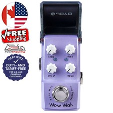 JOYO JF-322 Wow Wah - Auto Wah Ironman Mini Guitar Effects Pedal New