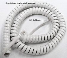 2-Pack Bright White 12Ft Cisco IP Phone Handset Cord 6900 7800 8800 8900 9900