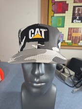 Black And White Camouflage Cat Hat By Tonkin Made In USA With Tag