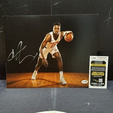 Frank Ntilikina Signed 11x14 Autographed Photo JSA COA New York Knicks France
