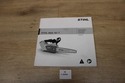 Stihl MSA 161 T Gebrauchsanleitung 0458-791-9621 B  xb10365