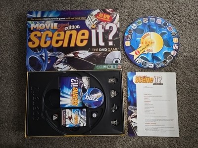 Scene It Movie 2nd Edition DVD Game 2007 Mattel Complete Free Ship Add l