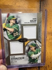 Zack Gelof/Tyler Soderstrom 2024 Topps Tier 1 RC Dual Jersey-Relic /99 #DPR-GS