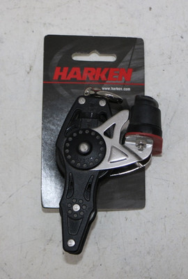 #2658 Harken Genuine OEM Carbo Airblock Swivel 40mm Fiddle w/ Cam & Becket