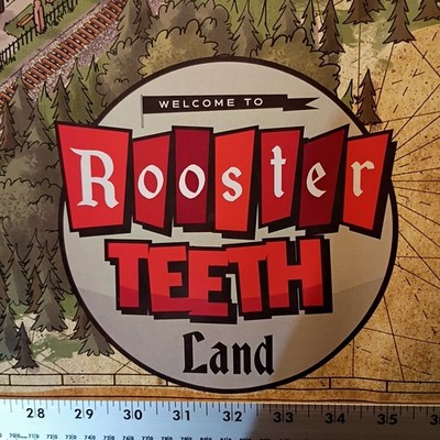 Rooster Teeth Land Extra Life Poster