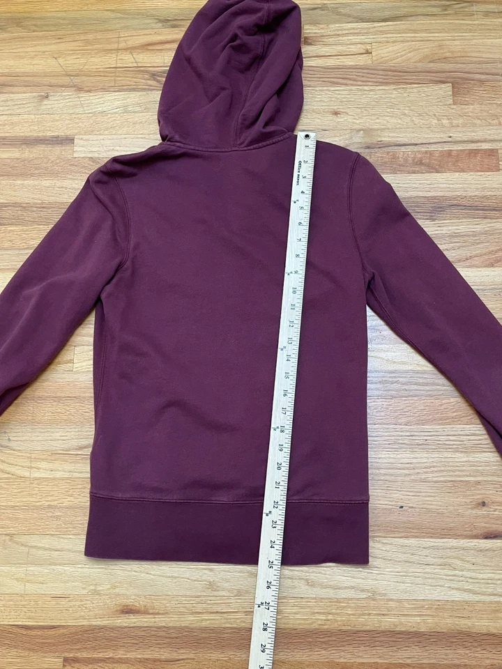 Sudadera con Capucha Lucky Brand Para Mujer S Roja Algodón Cremallera Completa Y2k Vintage Bordada Azteca Foto 4 de 4