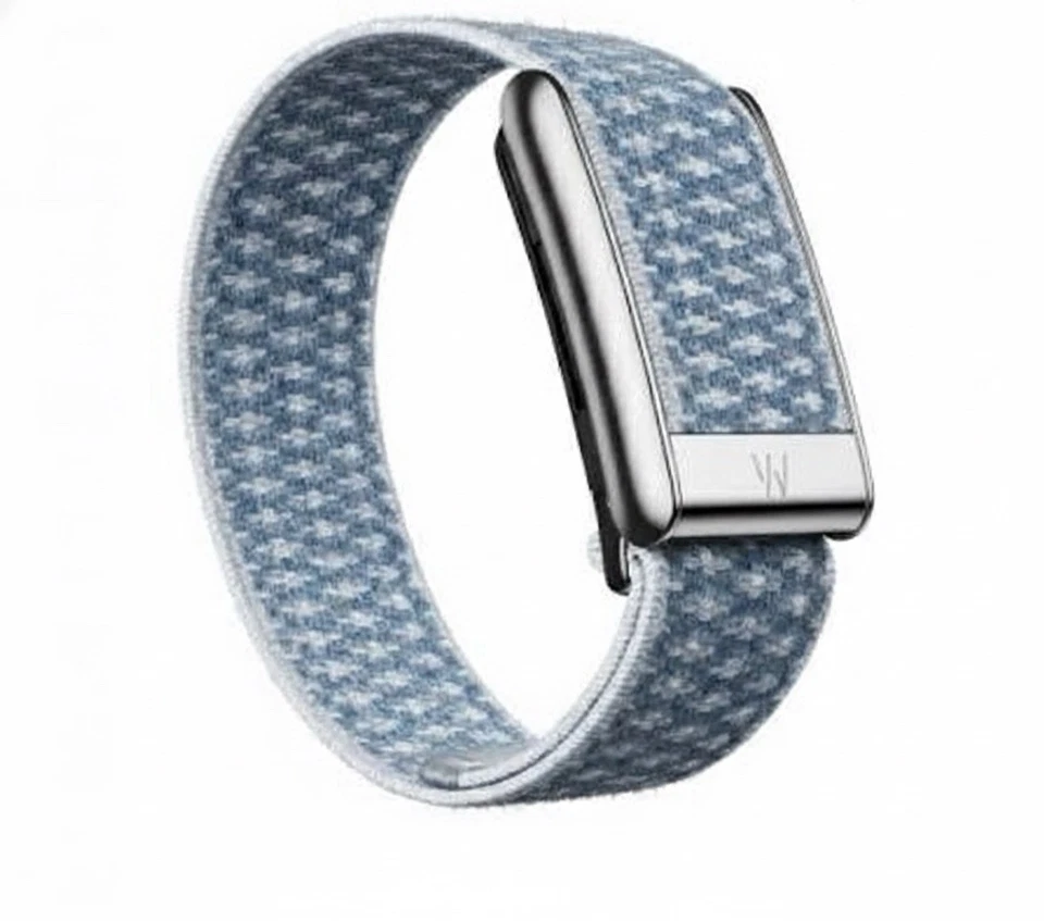 Whoop 5.0/MG Cloudknit Luxe - Azul Claro (Neblina) - Cierre Titanio Plata - Logo Foto 2 de 4