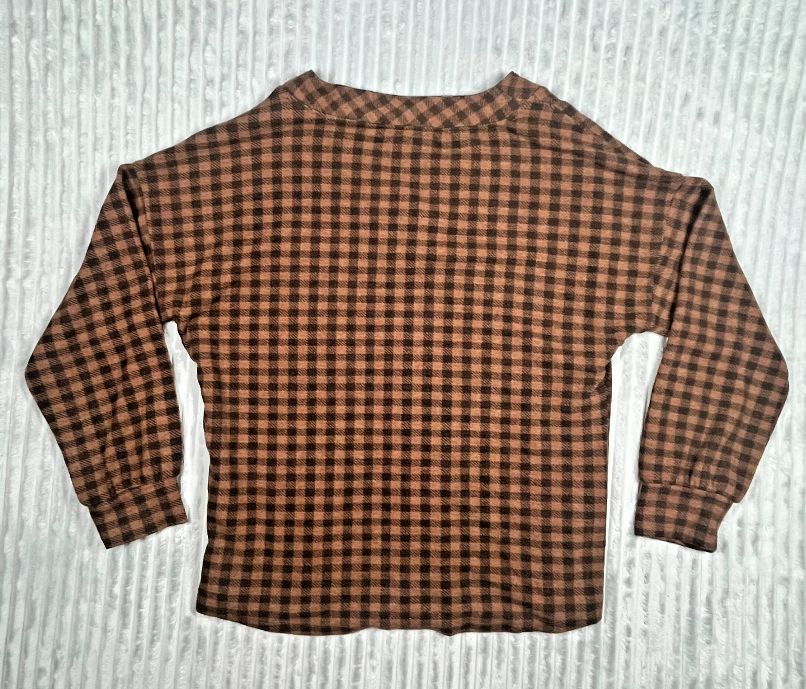 Soft Surroundings Checkered Pullover Top Women's … - image 5