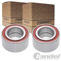 2X Febest Radlager Satz Vorne Beidseitig Passend FÜR Honda Civic CR-V Crx HR-V
