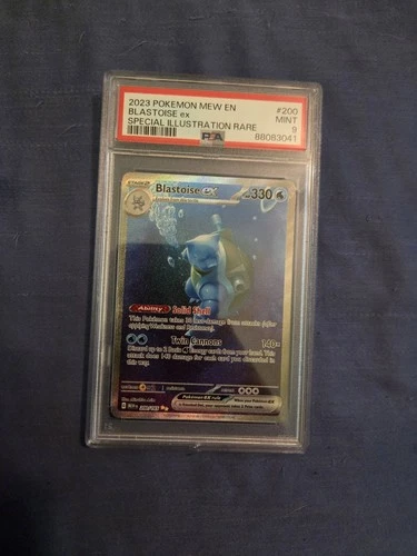 Blastoise ex 200/165 Sv: Scarlet & Violet 151 PSA 9 Mint